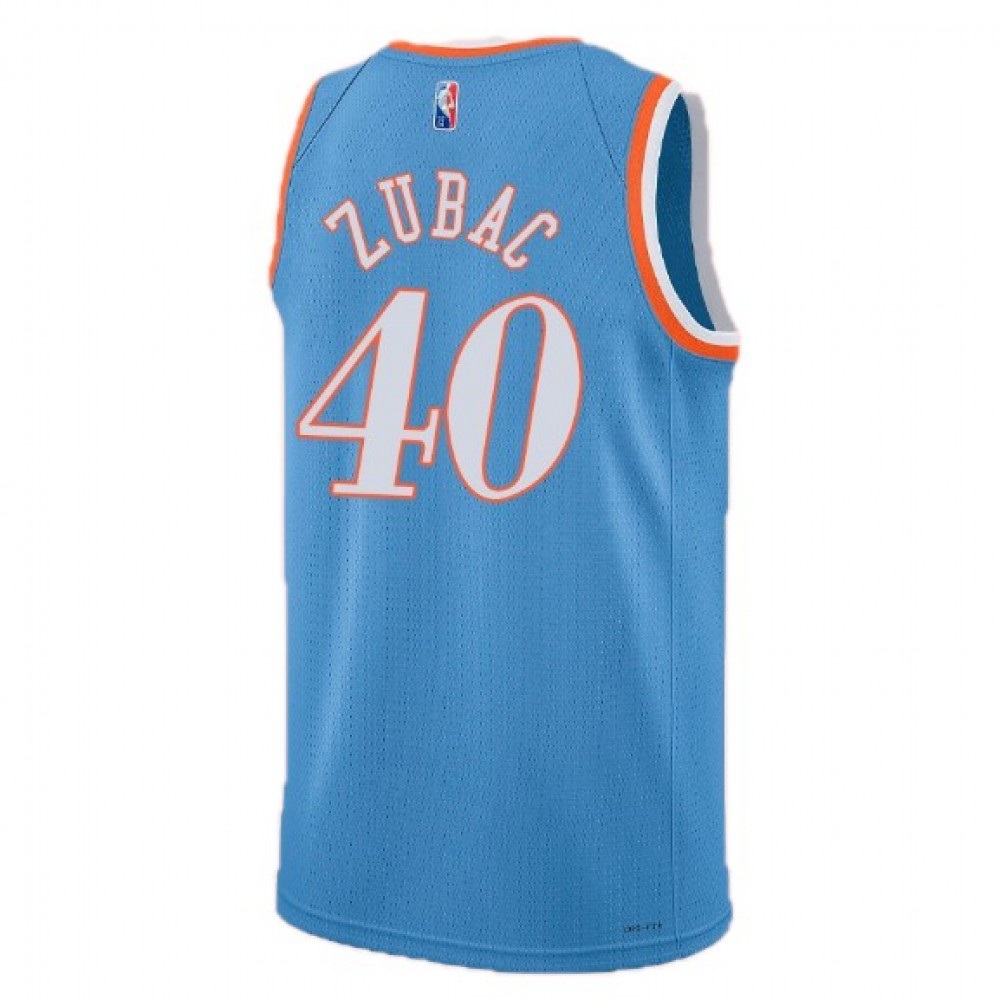 Men's Los Angeles Clippers Ivica Zubac #40 Blue 2021 Swingman NBA Jersey - Icon Edition-Pro Kit Vault | Brand New 26/27 Sports Jerseys